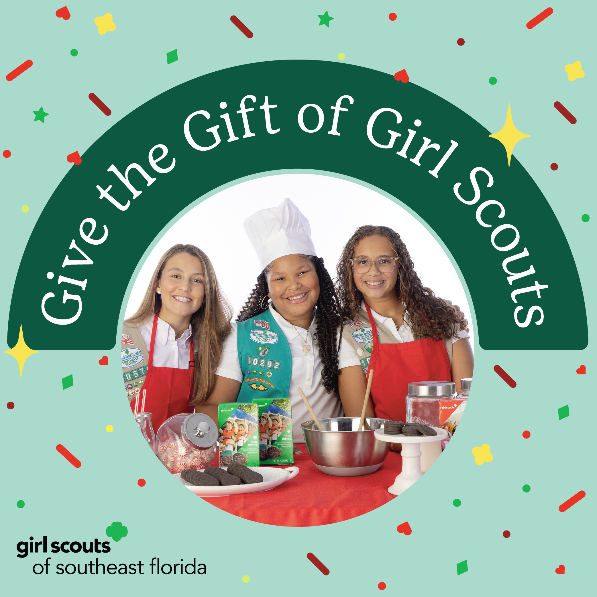 give the gift of girl scouts
