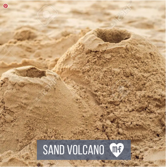 a sand volcano