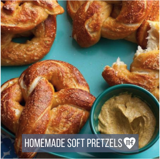 homemade pretzels for father's day